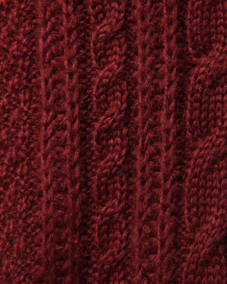 INGNI(イング) ケーブルオフタートルイレヘム/チュニック ボルドー