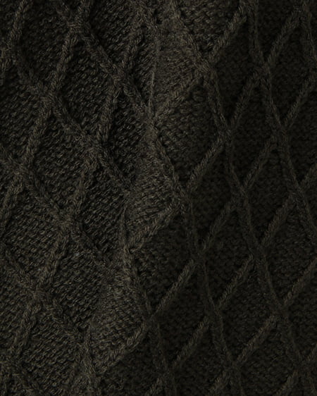 INGNI（イング） ヨーク切替／ニットチュニック ｶｰｷ