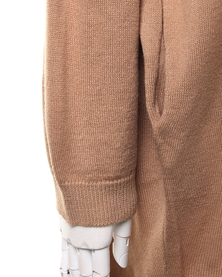 INGNI（イング） カシミヤタッチVネックコクーンチュニック ｷｬﾒﾙ