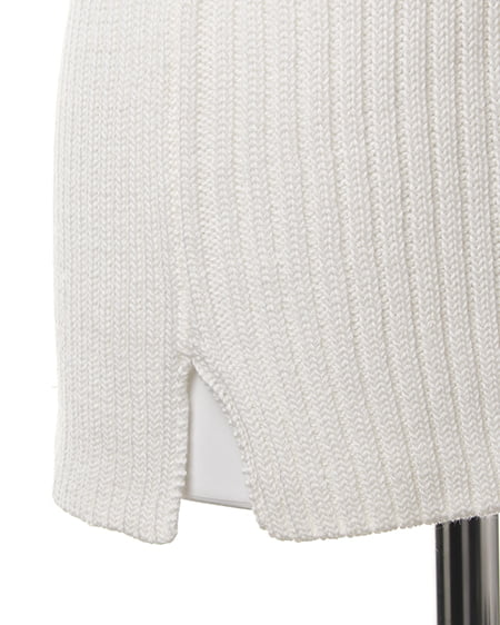 INGNI（イング） ワイドリブ／ニットベスト ｵﾌﾎﾜｲﾄ