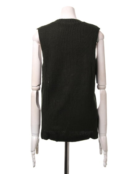 INGNI(イング) 畦ノースリ/ニットB カーキ