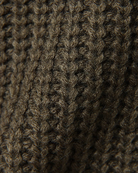 INGNI(イング) 畦オフタートル/ニット カーキ/A