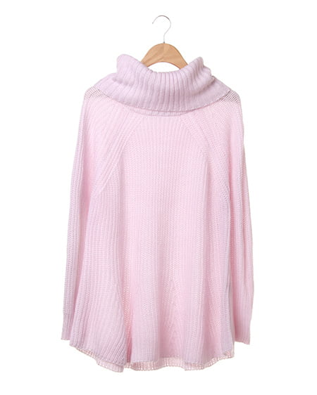 INGNI(イング) 片畦Aライン／ニット ﾗﾍﾞﾝﾀﾞｰ