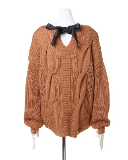 INGNI（イング） ダーリンBACKリボン／チュニック ﾍﾞｰｼﾞｭ