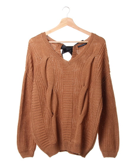 INGNI(イング) ダーリンBACKリボン／チュニック ﾍﾞｰｼﾞｭ