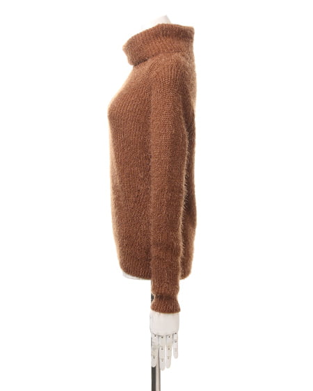 INGNI（イング） フェザーヤーンオフタートル／ニット ｷｬﾒﾙ