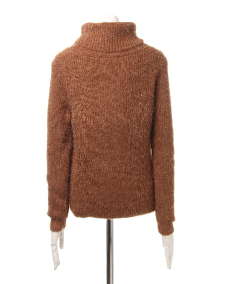 INGNI（イング） フェザーヤーンオフタートル／ニット ｷｬﾒﾙ