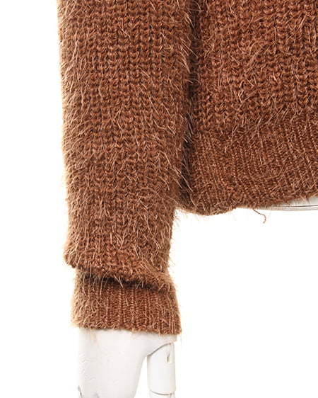 INGNI（イング） フェザーヤーンオフタートル／ニット ｷｬﾒﾙ