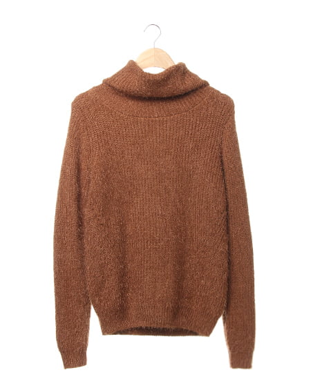 INGNI(イング) フェザーヤーンオフタートル／ニット ｷｬﾒﾙ