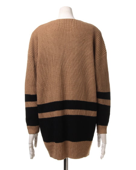 INGNI（イング） 裾ラインV／Nチュニック ｷｬﾒﾙ/ｸﾛ