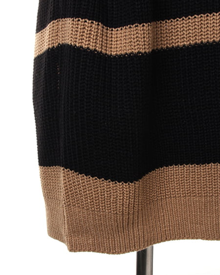 INGNI（イング） 裾ラインV／Nチュニック ｷｬﾒﾙ/ｸﾛ