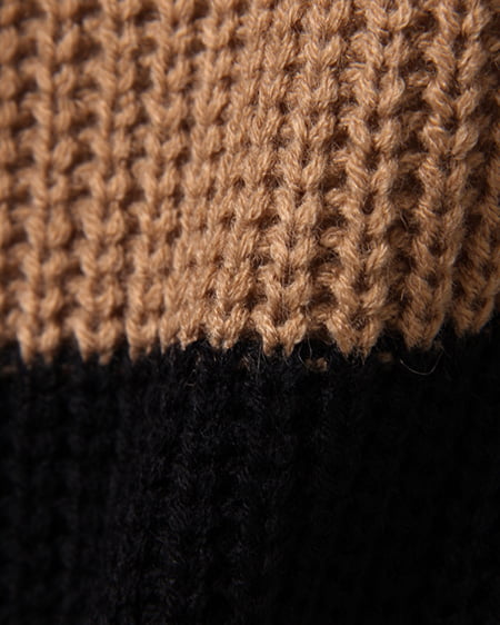 INGNI（イング） 裾ラインV／Nチュニック ｷｬﾒﾙ/ｸﾛ