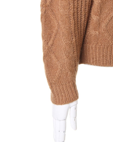 INGNI（イング） NEWケーブルオフタートル／ニット ｷｬﾒﾙ