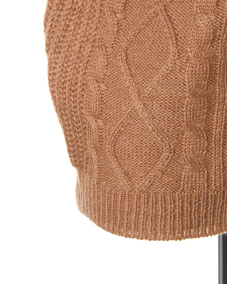 INGNI（イング） NEWケーブルオフタートル／ニット ｷｬﾒﾙ