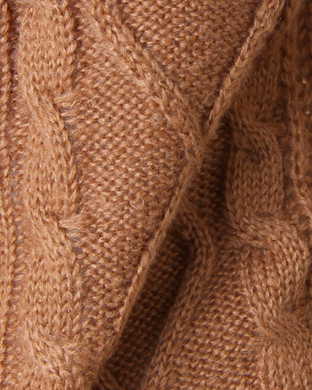 INGNI（イング） NEWケーブルオフタートル／ニット ｷｬﾒﾙ