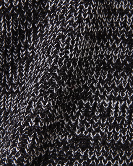 INGNI（イング） 裾ZIP付畦／チュニックB ｸﾛ/ﾓｸ