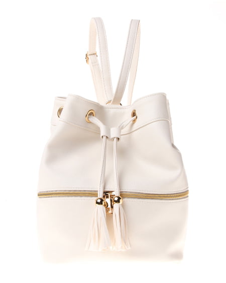 INGNI（イング） フロントZIP 3WAY／リュック ｵﾌﾎﾜｲﾄ