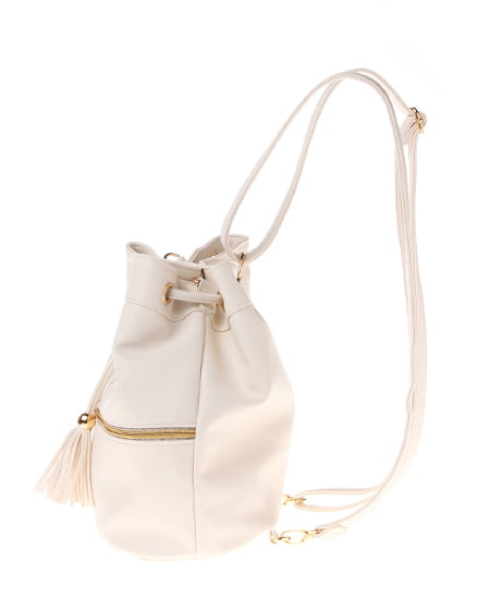 INGNI（イング） フロントZIP 3WAY／リュック ｵﾌﾎﾜｲﾄ