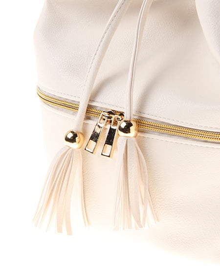 INGNI（イング） フロントZIP 3WAY／リュック ｵﾌﾎﾜｲﾄ