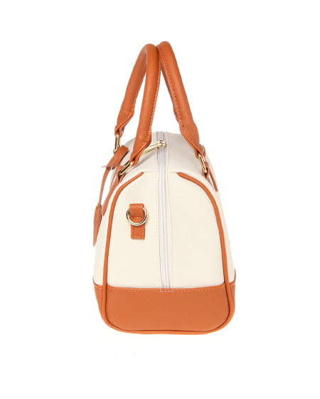 INGNI（イング） 2WAYボストン／BAG ｷｬﾒﾙ/ｵﾌﾎﾜｲﾄ