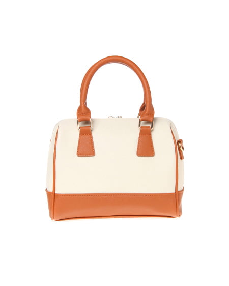 INGNI（イング） 2WAYボストン／BAG ｷｬﾒﾙ/ｵﾌﾎﾜｲﾄ