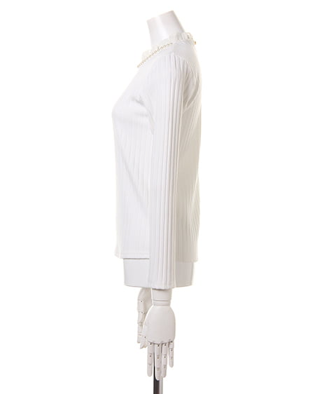 INGNI（イング） スタンドフリル／TOPS ｵﾌﾎﾜｲﾄ