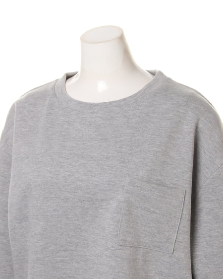 INGNI（イング） Wフェイス袖広／トップス ｸﾞﾚｰ/ﾁｬｺｰﾙｸﾞﾚｰ