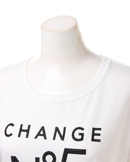 INGNI（イング） NO5／Tシャツ ｵﾌﾎﾜｲﾄ