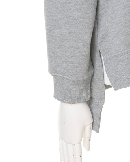 INGNI（イング） 裏毛イレヘムVネック ｸﾞﾚｰ/ﾓｸ