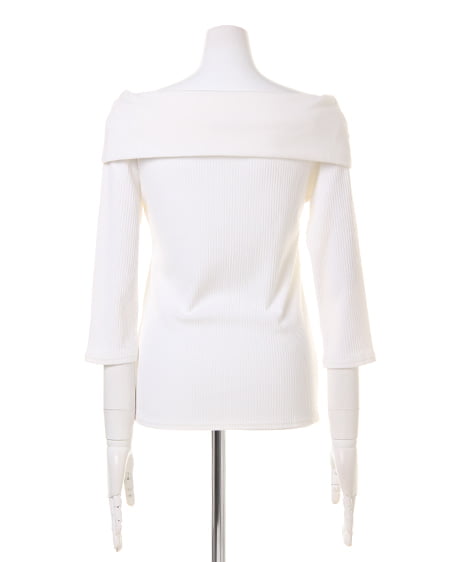 INGNI（イング） オフショルリボン／TOPS7分 ｵﾌﾎﾜｲﾄ