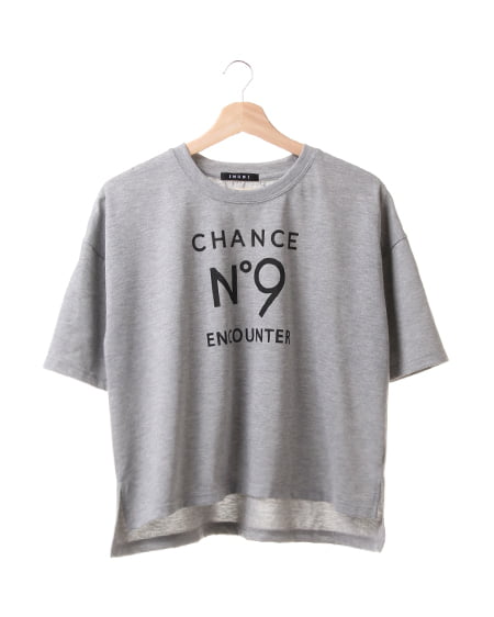 肉厚天竺ワイド／ロゴTシャツ