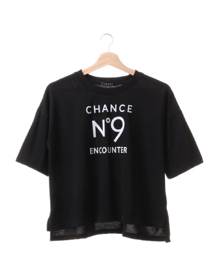 肉厚天竺ワイド／ロゴTシャツ