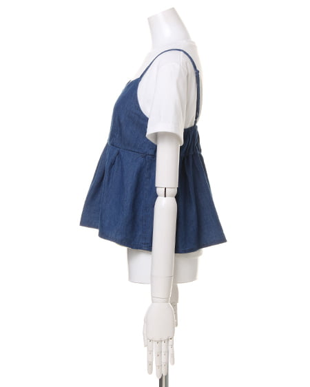 INGNI（イング） 花柄キャミ＋Tシャツ／SET ﾃﾞﾆﾑ