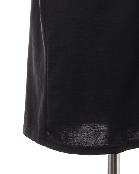 INGNI（イング） パネルボーダー／チュニック ｵﾌﾎﾜｲﾄ/ｸﾛ