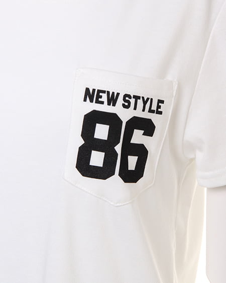 INGNI（イング） BACKナンバリング／Tシャツ ｵﾌﾎﾜｲﾄ