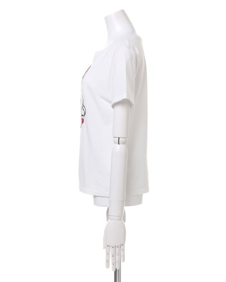 INGNI（イング） レトロガール／Tシャツ ｵﾌﾎﾜｲﾄ