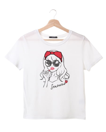 レトロガール／Tシャツ