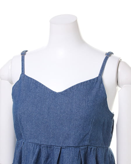 INGNI（イング） カットオフデニム／キャミ ﾌﾞﾙｰ