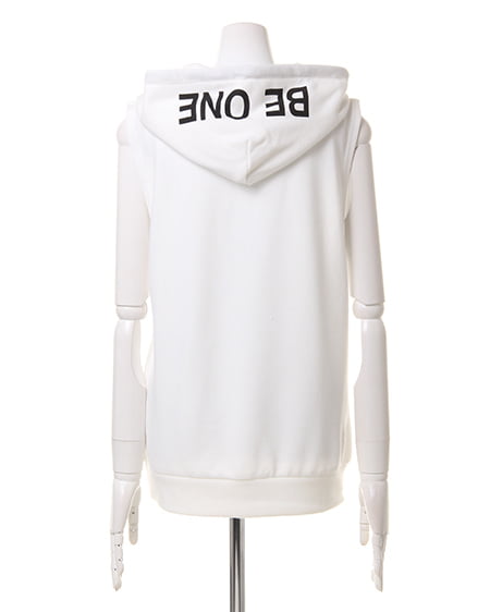 INGNI(イング) BRAVEノースリ/パーカー オフホワイト