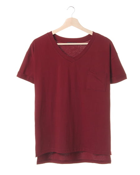 天竺イレヘムVネック Tシャツ
