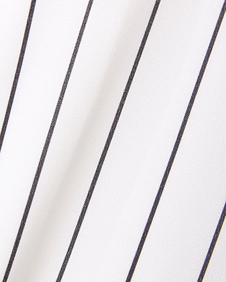 INGNI（イング） フレア袖オフショル／TOPS／A ｵﾌﾎﾜｲﾄ/ｽﾄﾗｲﾌﾟ