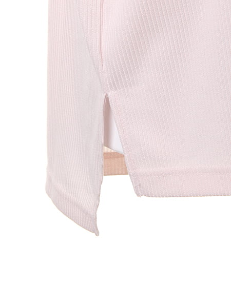 INGNI（イング） 肉薄Vネックリブイレヘム／チュニック／B ﾋﾟﾝｸ