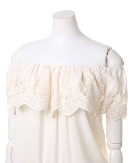 JZ刺繍オフショル／TOPS｜INGNI(イング) 公式通販｜INGNI STORE