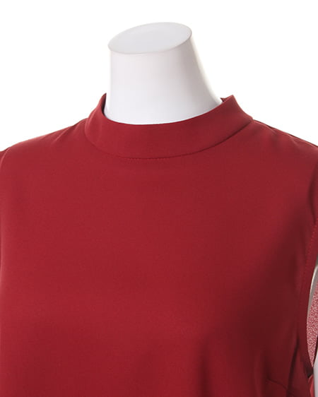 INGNI(イング) ハイネックノースリJZ/TOPS ボルドー