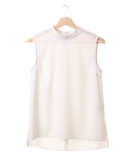 INGNI(イング) ハイネックノースリJZ／TOPS ｵﾌﾎﾜｲﾄ