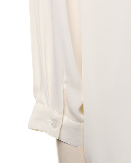 INGNI（イング） JZカシュクール／7分袖シャツ ｵﾌﾎﾜｲﾄ