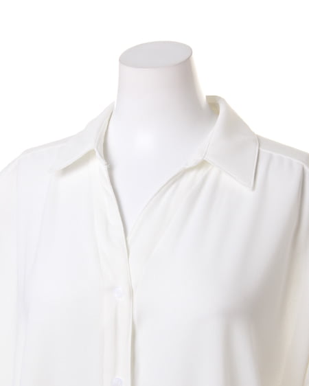 INGNI（イング） BACKレースJZ半袖／シャツ ｵﾌﾎﾜｲﾄ