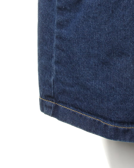 INGNI（イング） 前ボタン台形スカートD ﾃﾞﾆﾑ/ﾌﾞﾙｰ