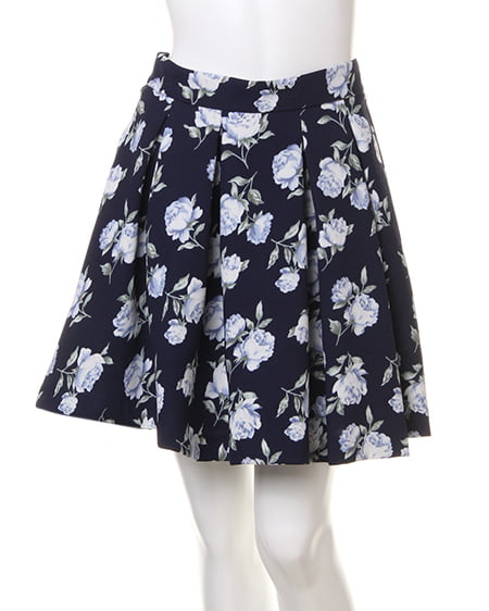 花柄タックフレア／スカート／A｜INGNI(イング) 公式通販｜INGNI STORE