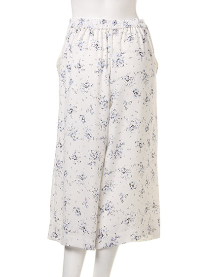 INGNI（イング） 花柄ガウチョ／パンツB ｵﾌﾎﾜｲﾄ